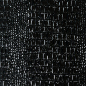 Cedar Creek Swatch Vinyl 024 French Alligator Black