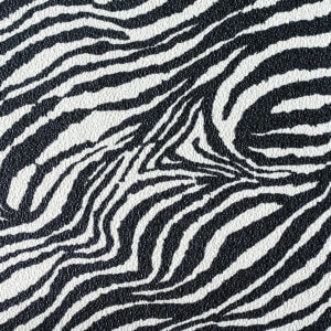 Cedar Creek Swatch Durahyde 199 Black and White Zebra